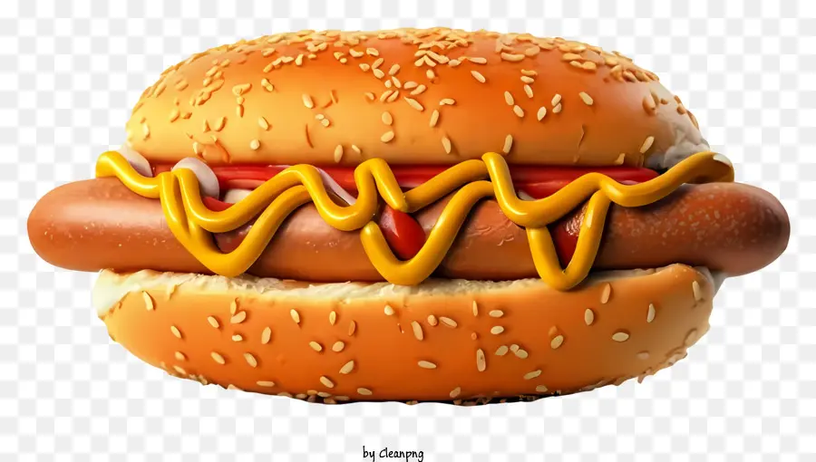 Hot Dog，Chignon PNG