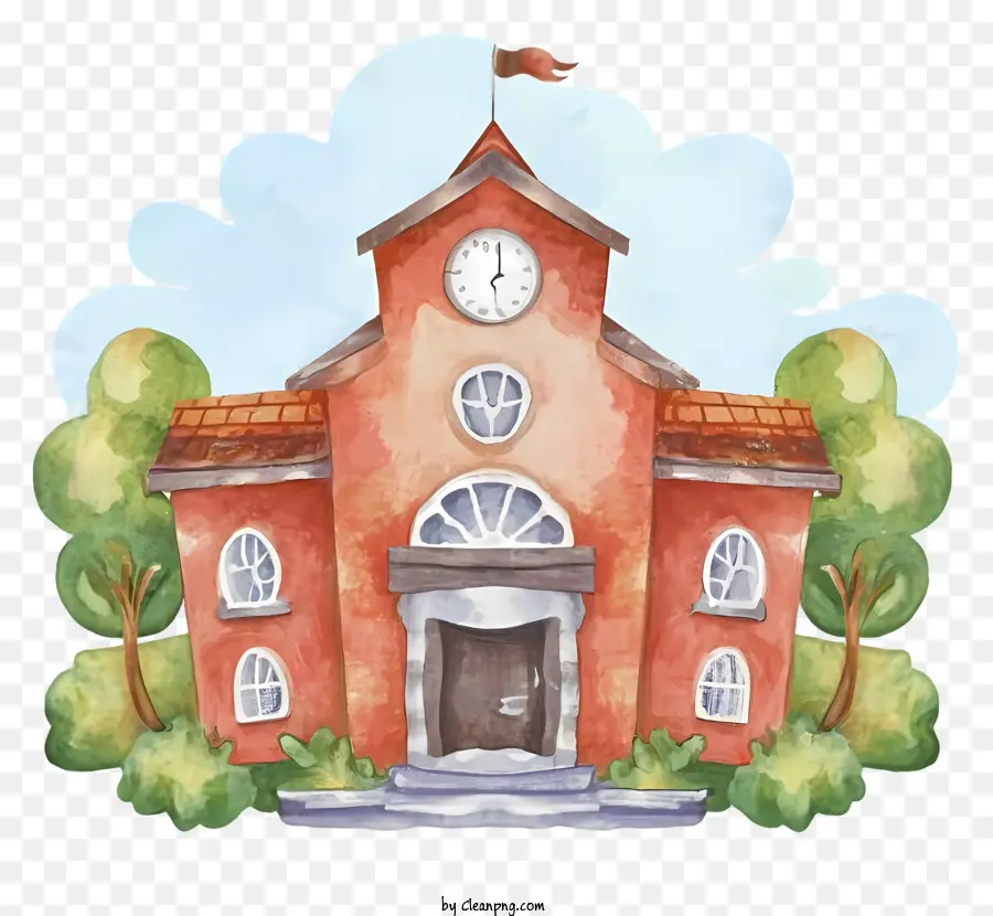 Bâtiment De La Tour De L'horloge，Architecture PNG