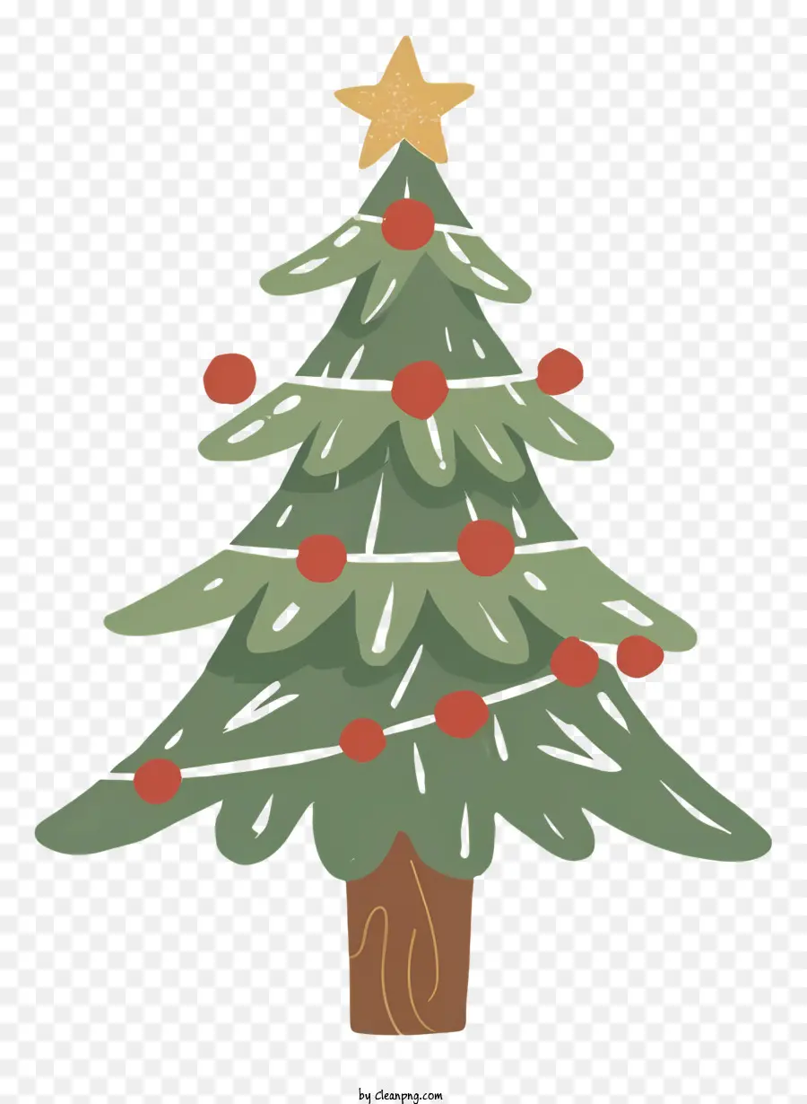 Arbre De Noël，Étoile PNG