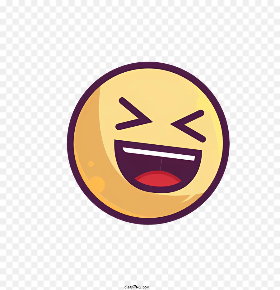 Émoticône Souriante，Emoji Riant PNG