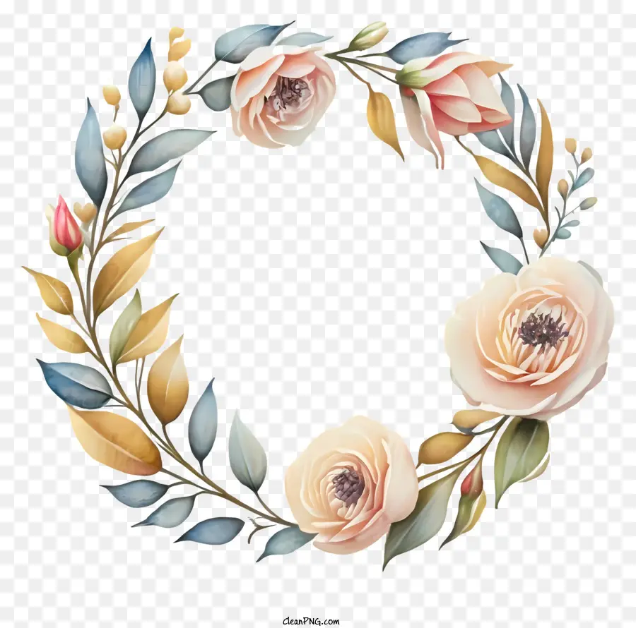 Couronne，Les Roses Roses PNG