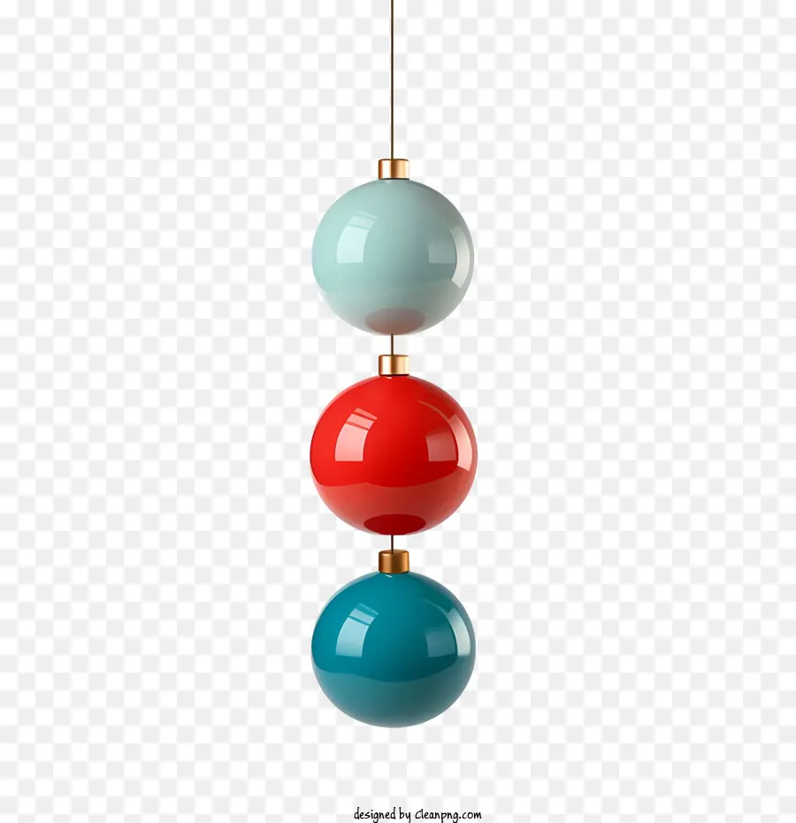 Boule De Noël，Coloré PNG