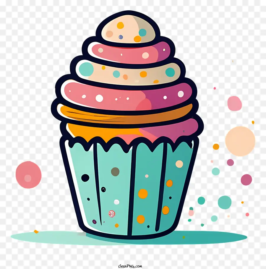 Cupcake，Coloré PNG