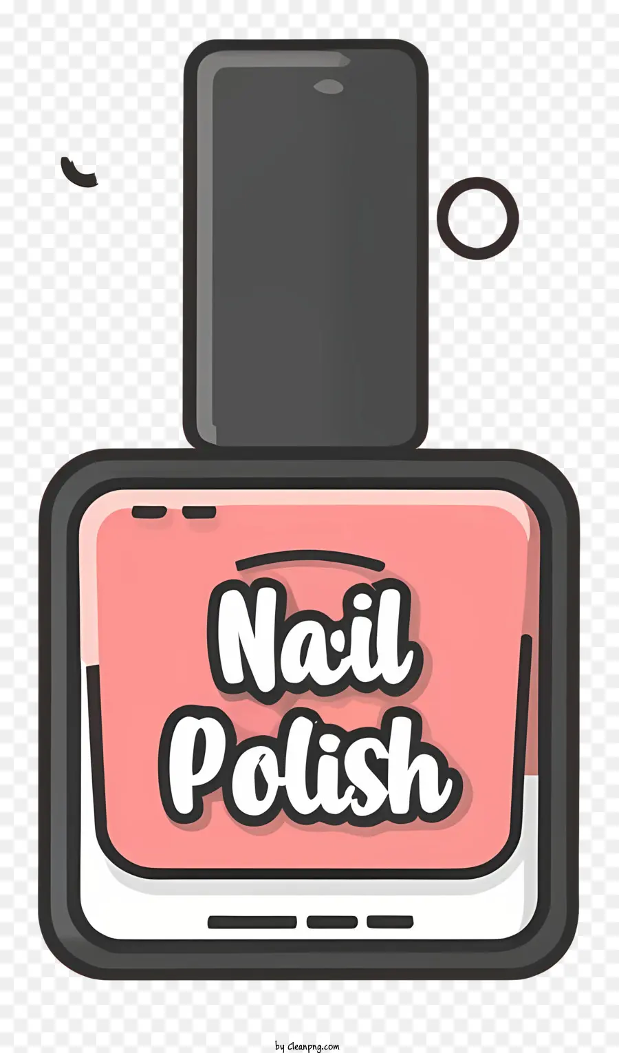 Vernis à Ongles，Vernis à Ongles Rose PNG