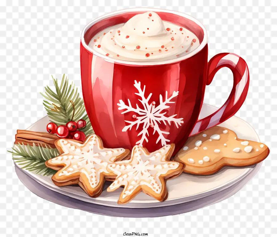 Coupe Rouge，Chocolat Chaud PNG