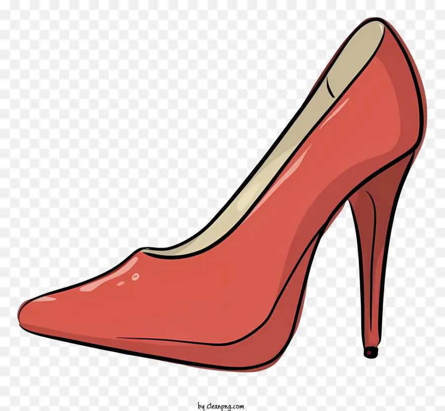 Chaussure Pour Femme，Talon Haut Rouge PNG