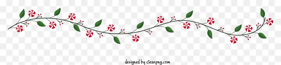 Couronne De Fleurs，Fleurs Rouges PNG