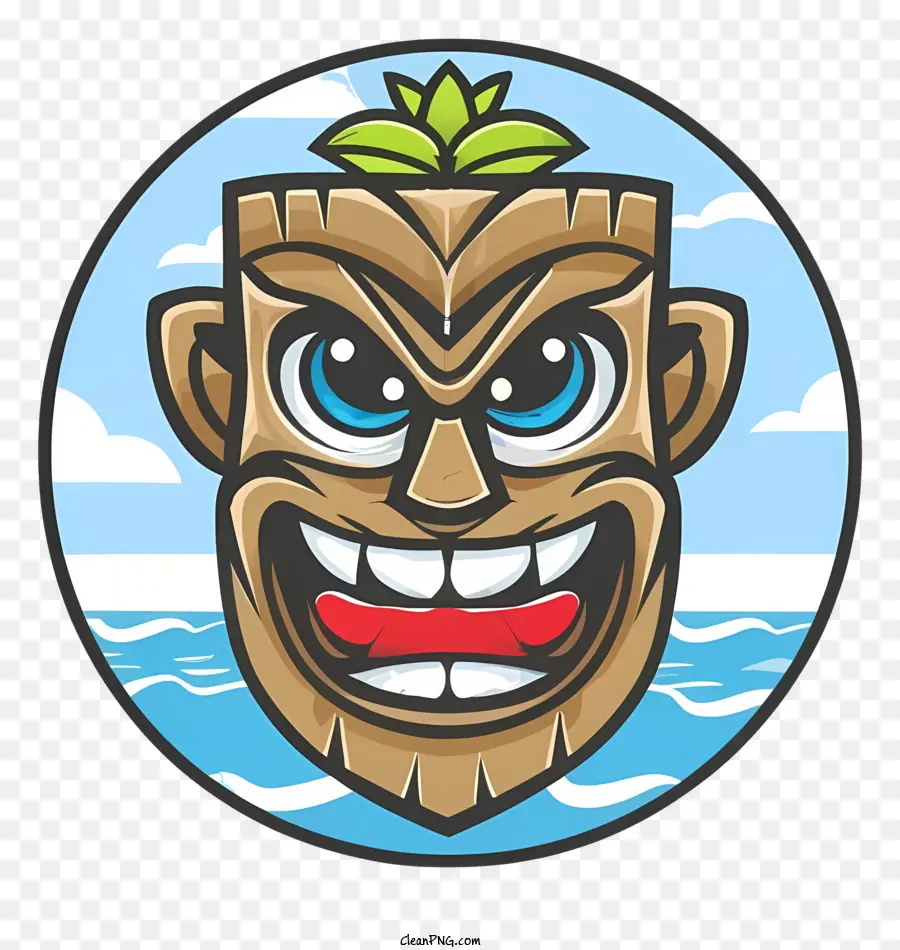 Visage Tiki，Masque Tiki PNG