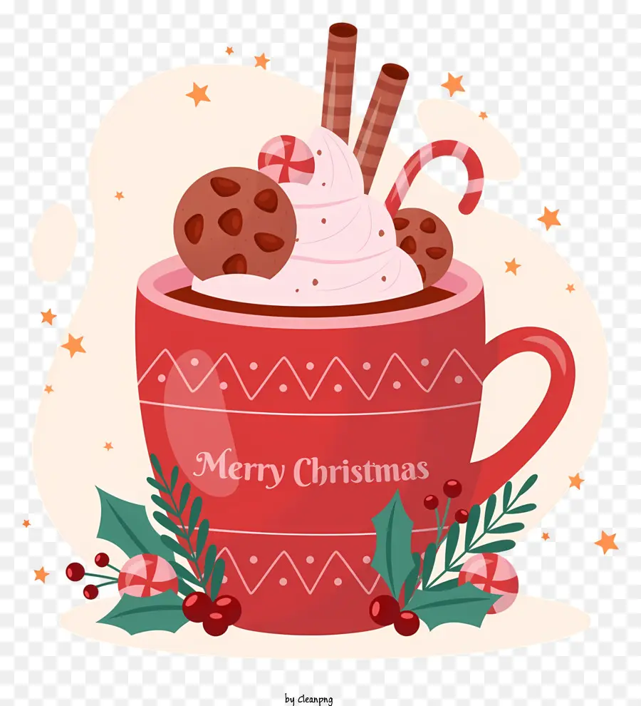 Chocolat Chaud，Tasse De Noël PNG