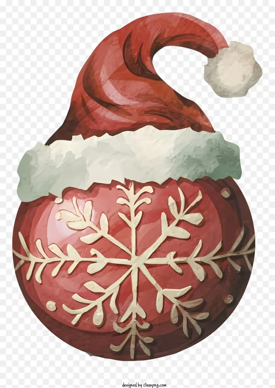 Ornement Rouge，Décoration De Noël PNG