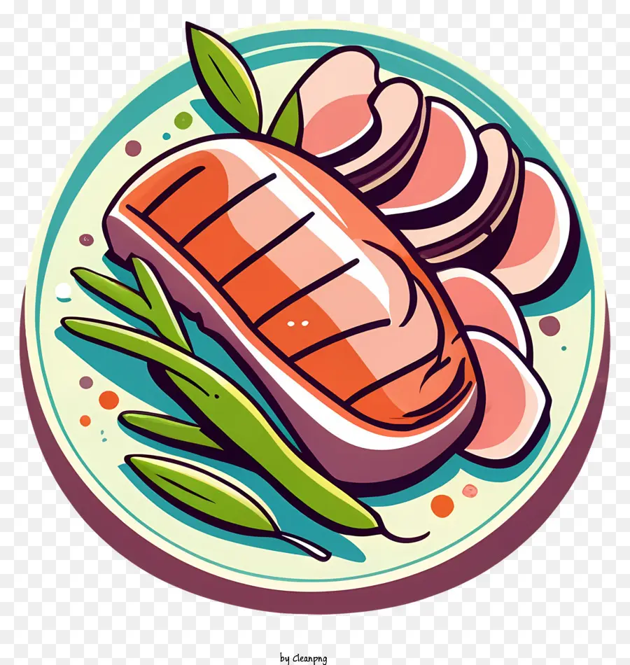 Filet De Porc，Haricots Verts PNG