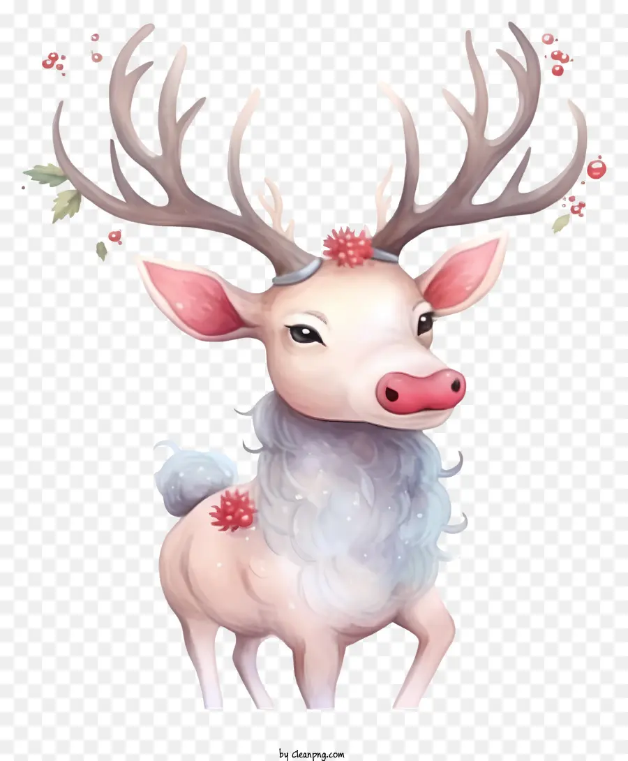 Cerf Blanc，Cerf Mignon PNG