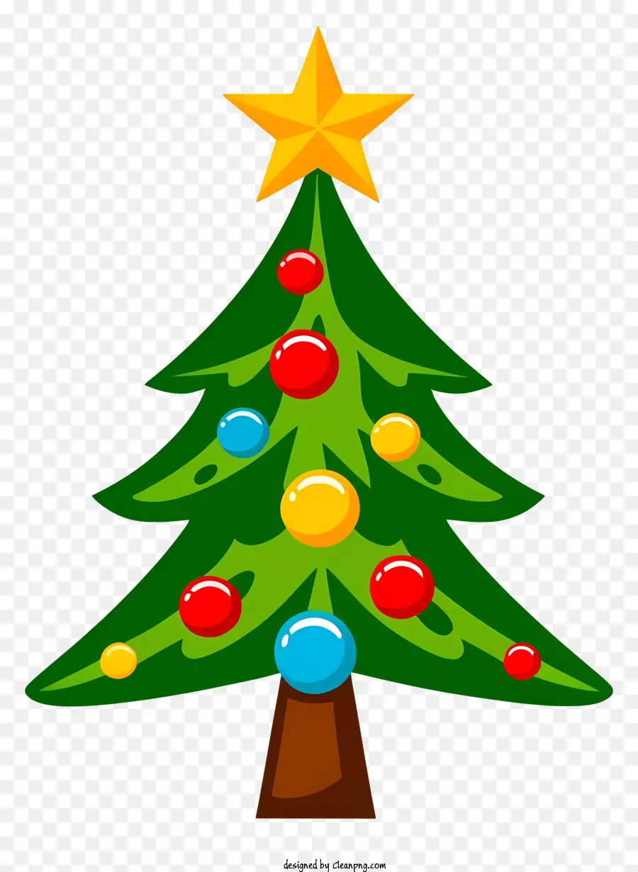 Arbre De Noël，Étoile PNG