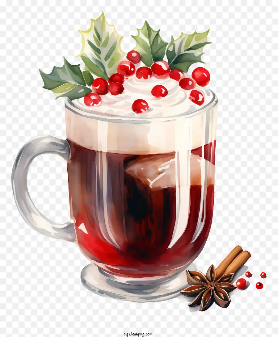 Chocolat Chaud，Boisson Rouge PNG