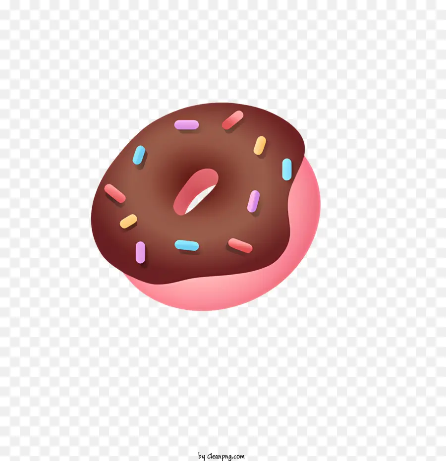 Beignet Au Chocolat，Donut PNG