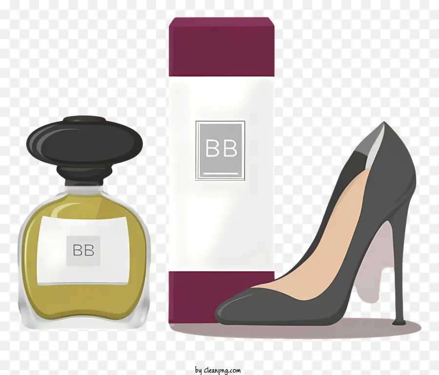 Chaussures à Talons Hauts，Parfum Et Chaussure PNG