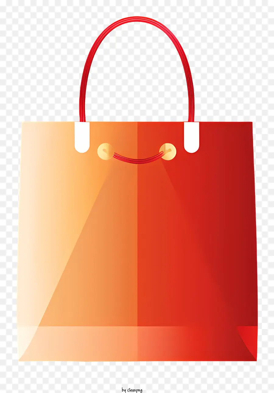 Rouge Sac Shopping，Coutures Blanches PNG