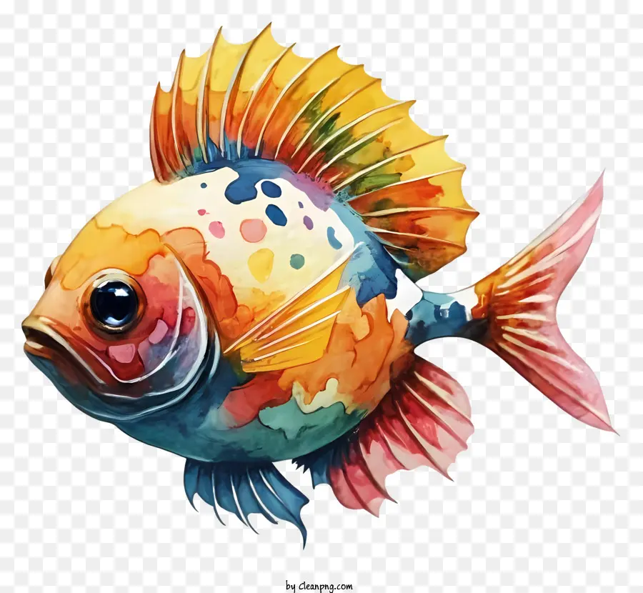 Poisson Coloré，Balance PNG