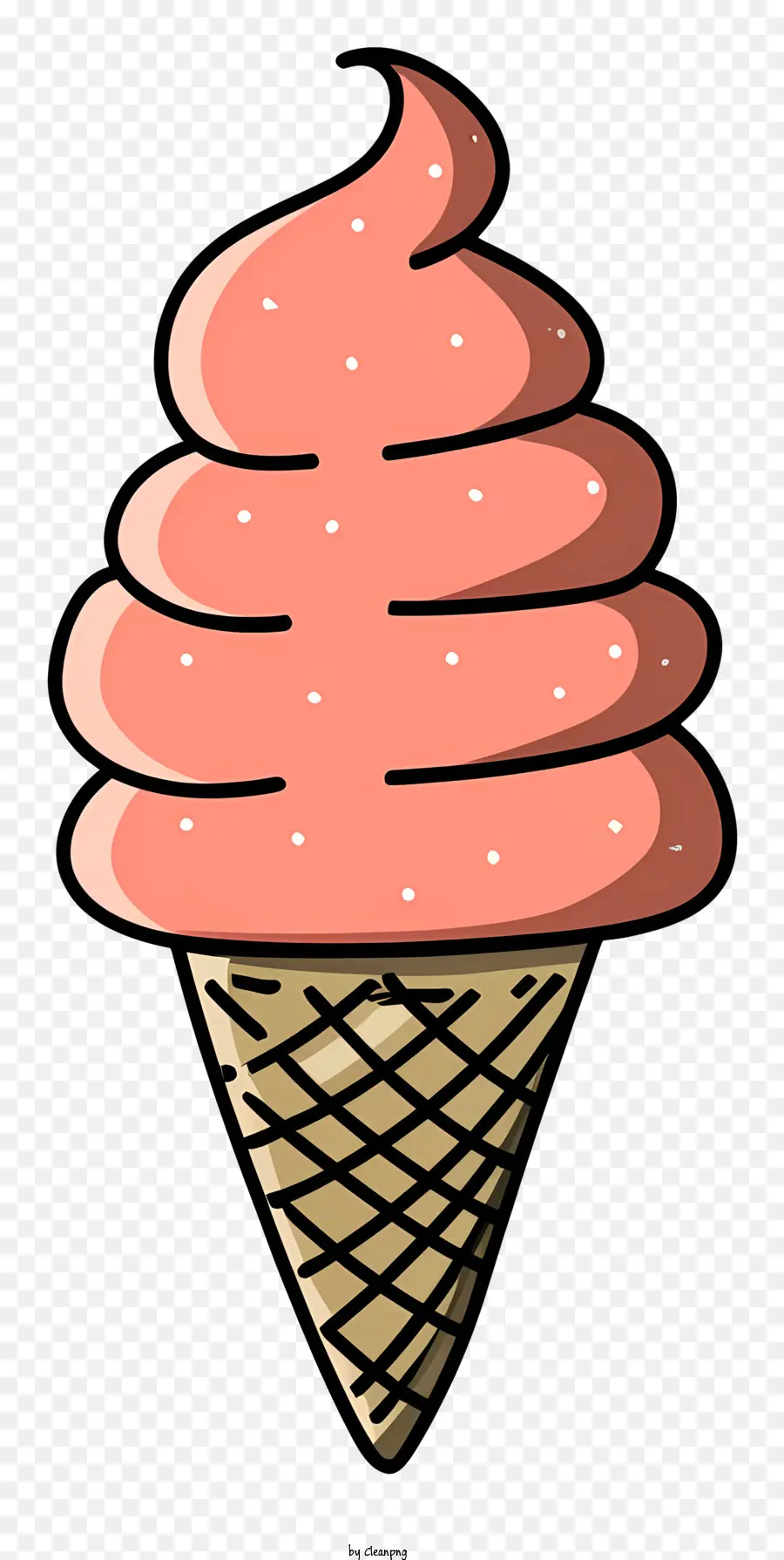 Cornet De Glace Rouge，Glace PNG