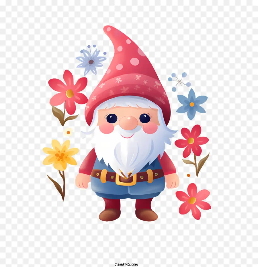 Gnome De Noël，Gnome Au Chapeau Rouge PNG