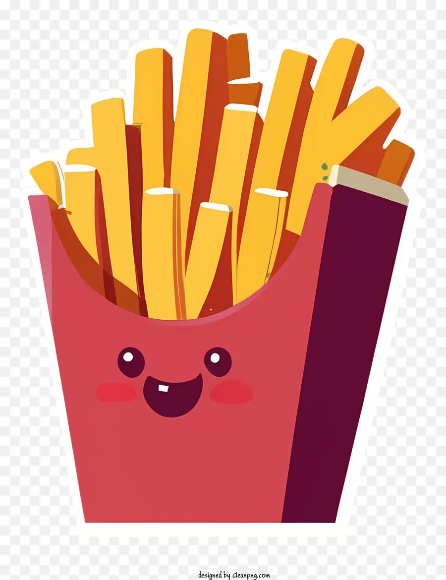 Frites De Dessin Animé，Frites PNG