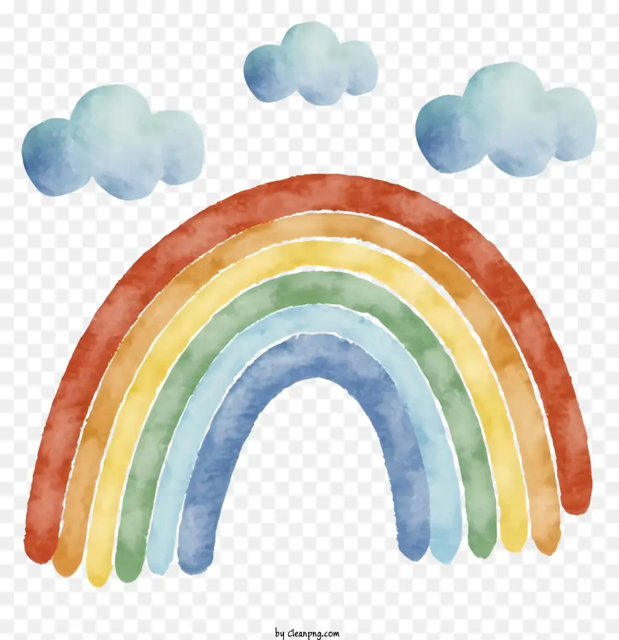 Arc En Ciel，Nuages PNG