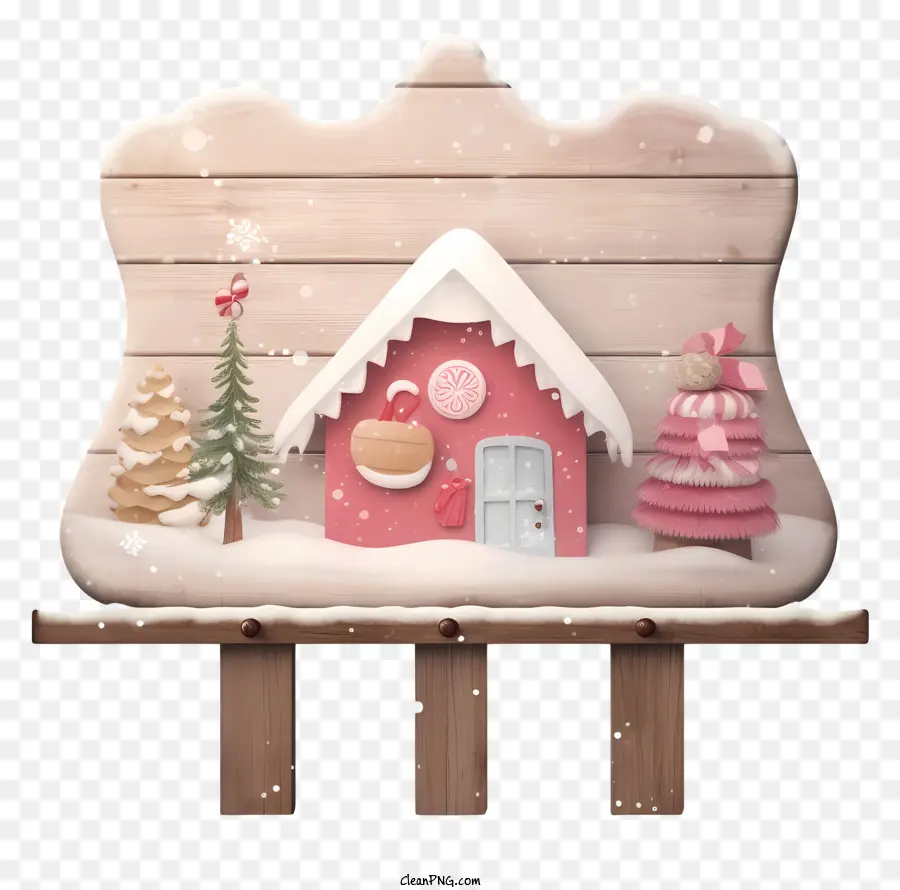 Bâtiment De Noël，Bâtiment Rouge Et Blanc PNG