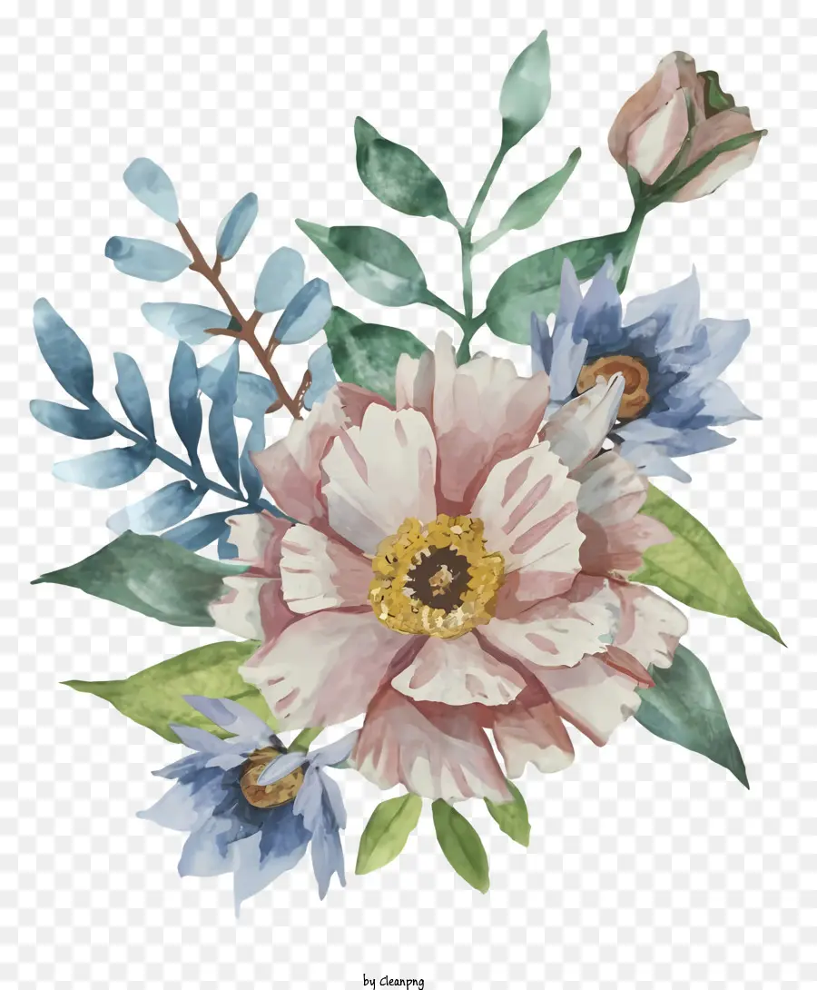 Bouquet，Fleurs Colorées PNG