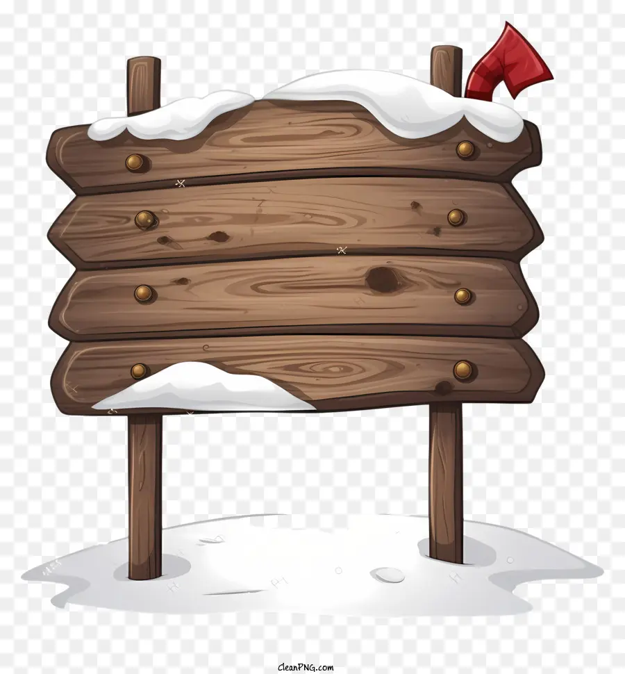 Signe D'hiver，Panneau En Bois PNG