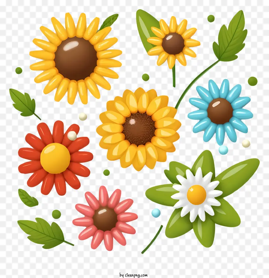 Images Florales，Tournesols PNG