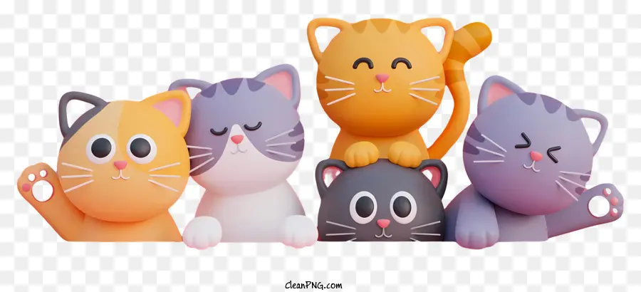 Les Chats，Souriant PNG