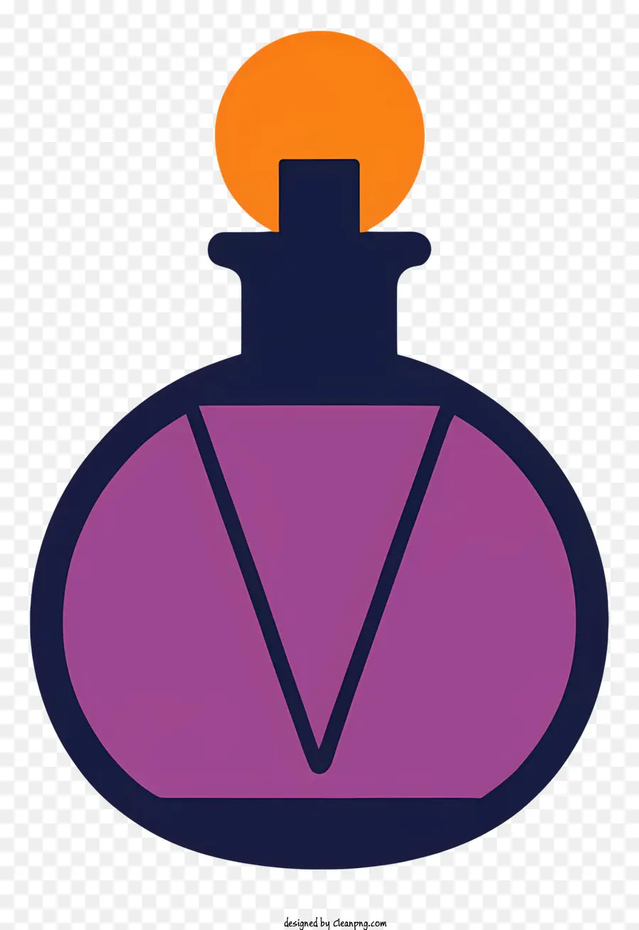 Bouteille En Verre Violet，Flacon De Parfum PNG