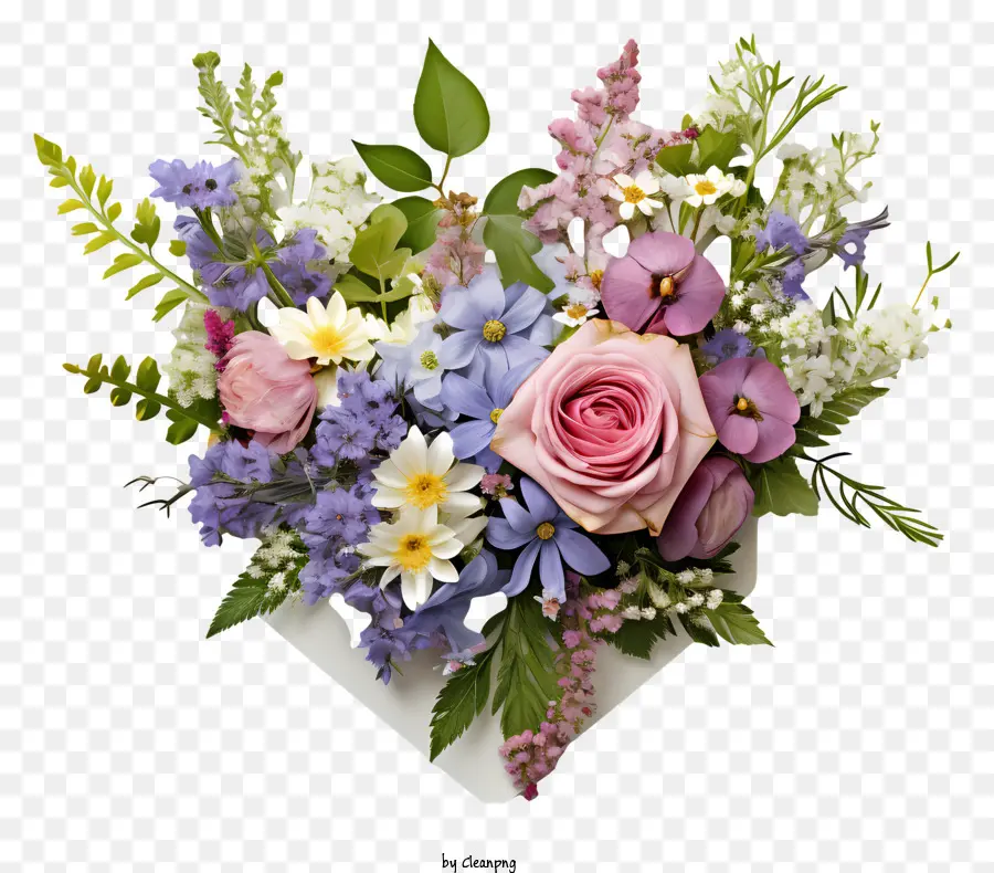 Bouquet De Fleurs，Fleurs PNG