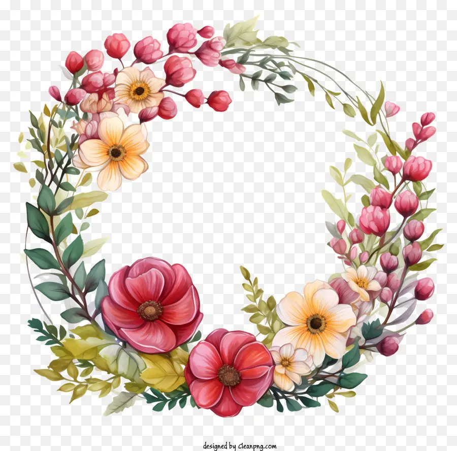 Couronne，Couronne Florale PNG