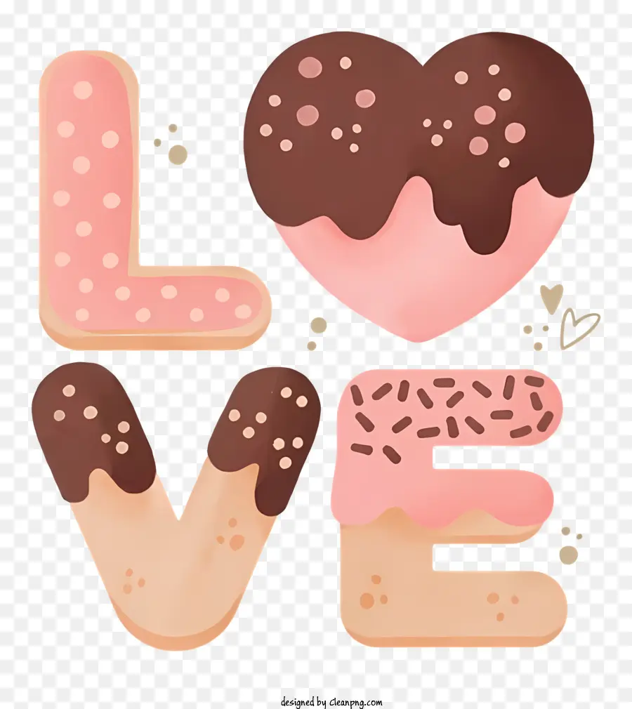 Coeur De Beignet，Beignet Aux Pépites De Chocolat PNG