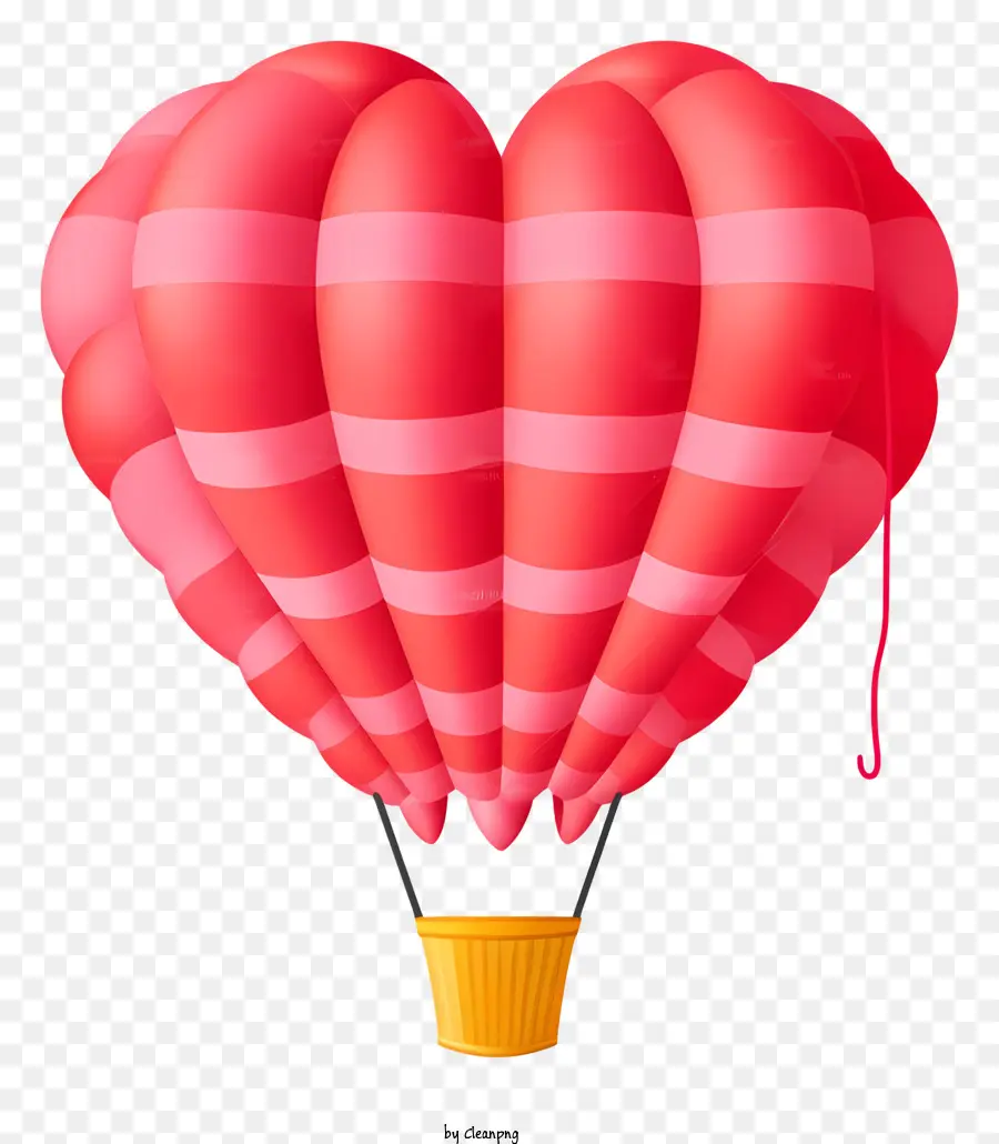 Montgolfière，Rouge PNG