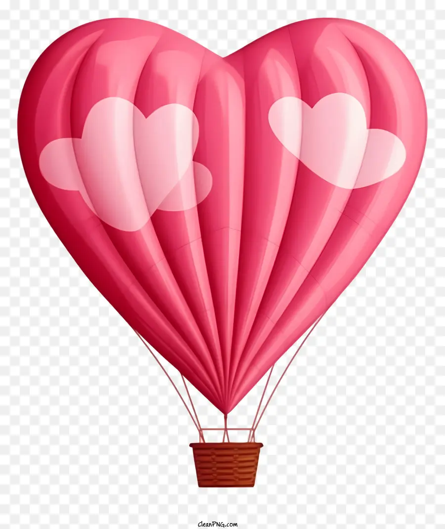 Montgolfière，Ballon Coeur PNG