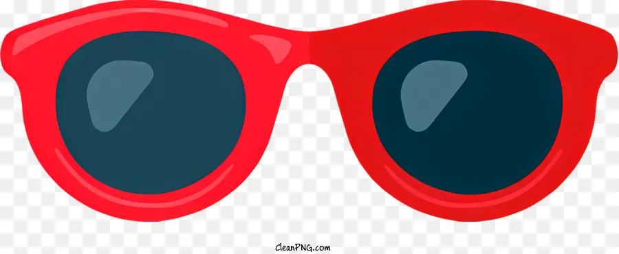 Lunettes De Soleil Rouge，Noir Lentilles PNG