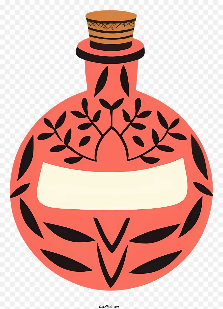 Vase Rouge，Bouteille Décorative PNG