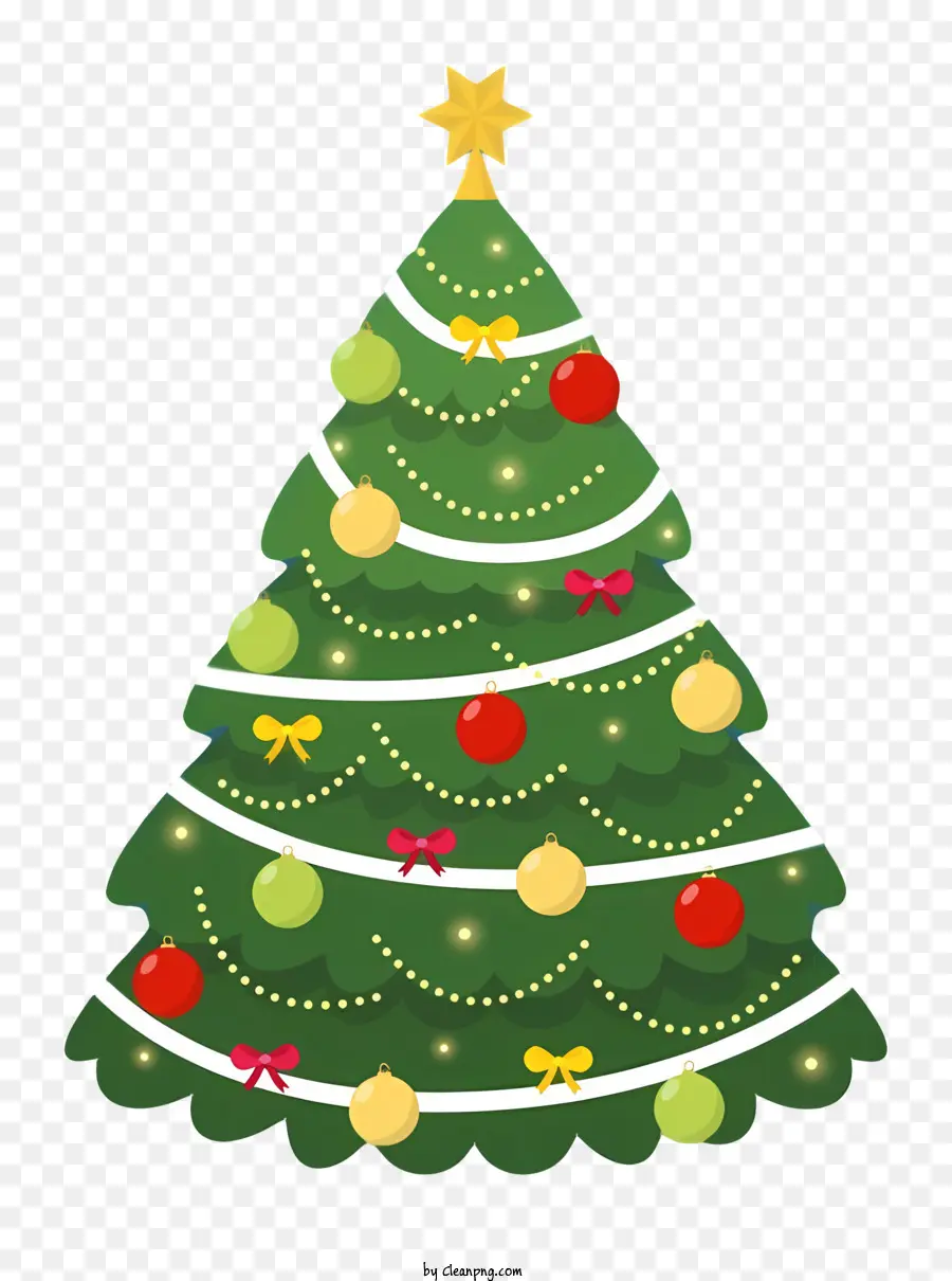 Sapin De Noël Vert，Sapin De Noël En Houx PNG