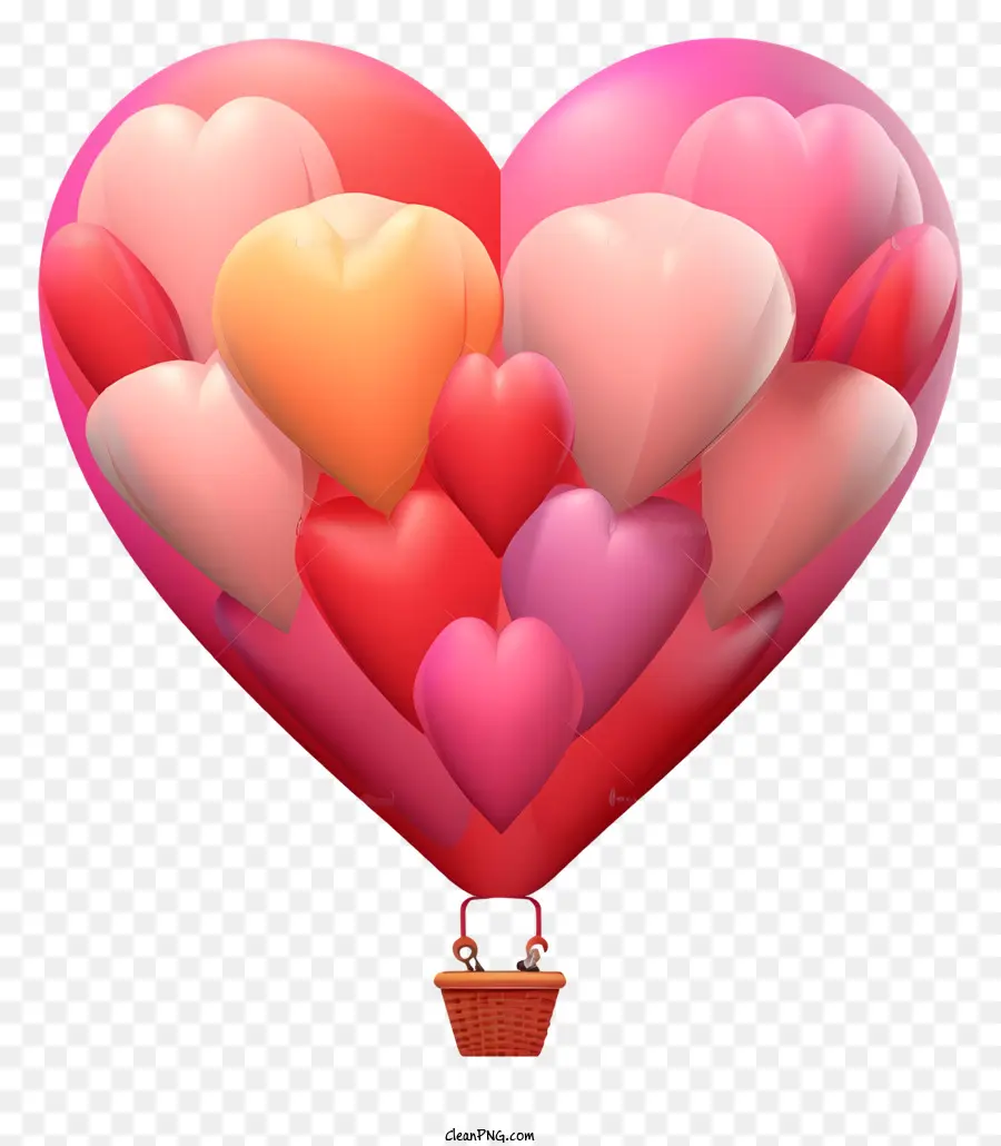 Ballon，Ballon Coeur PNG