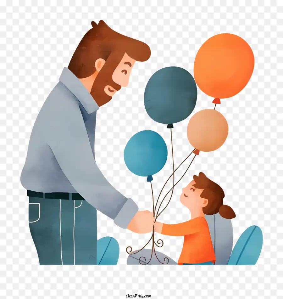 Le Père Et L'enfant，Ballons PNG