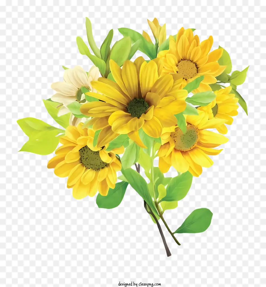 Tournesols，Bouquet PNG