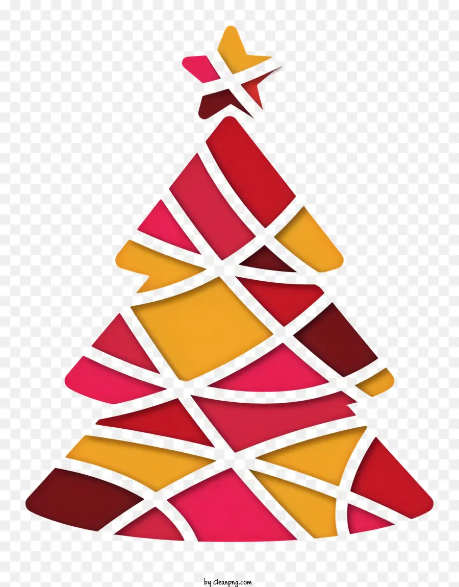 Arbre De Noël，Arbre De Noël Coloré PNG