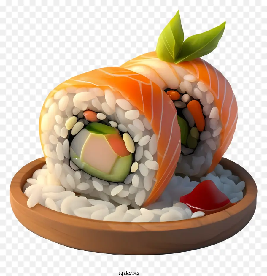 Sushi，Saumon Cru PNG