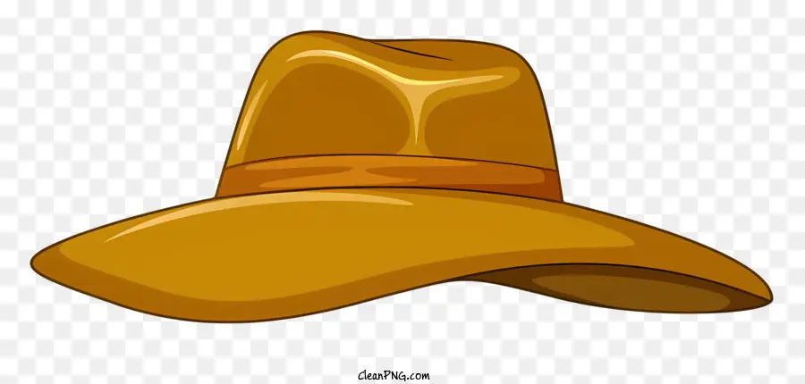 Chapeau De Paille，Chapeau Marron Et Blanc PNG