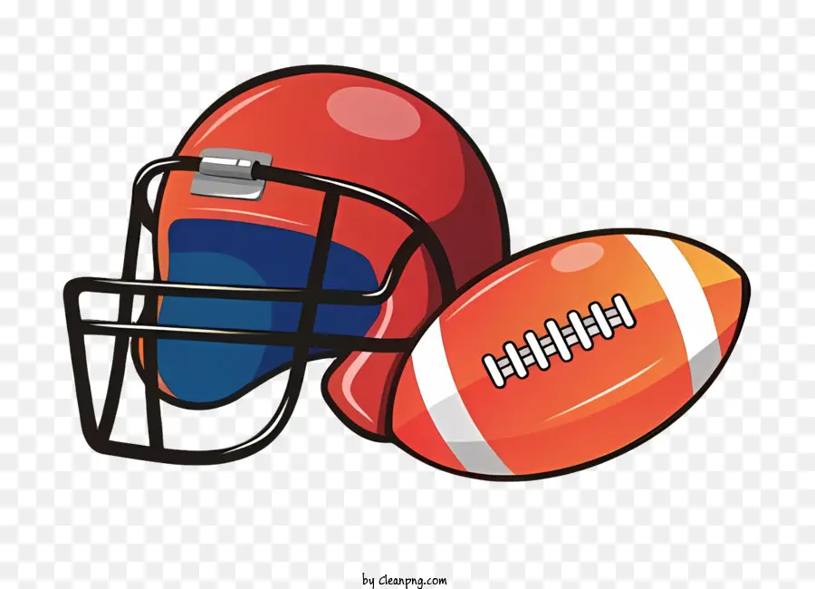 Casque De Football，Casque En Plastique Rouge PNG