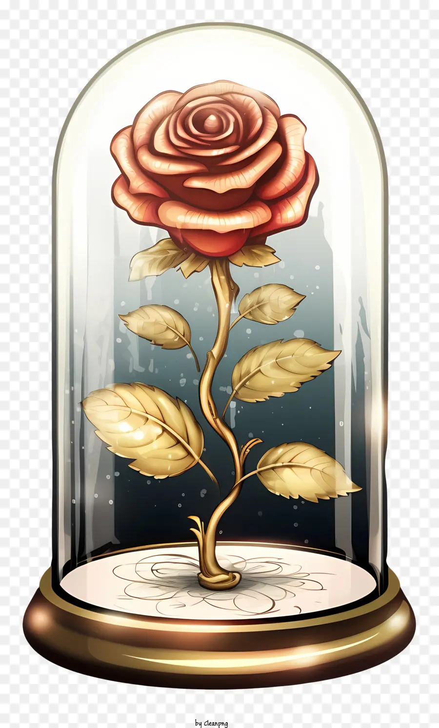 Dôme En Verre，Rose PNG