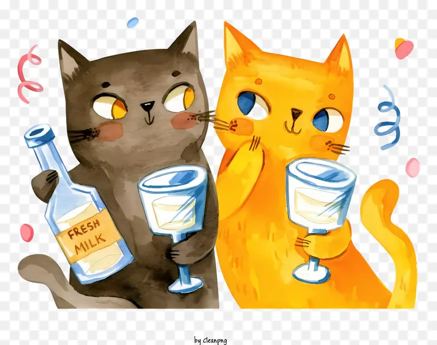 Chats，Chats à Lunettes PNG