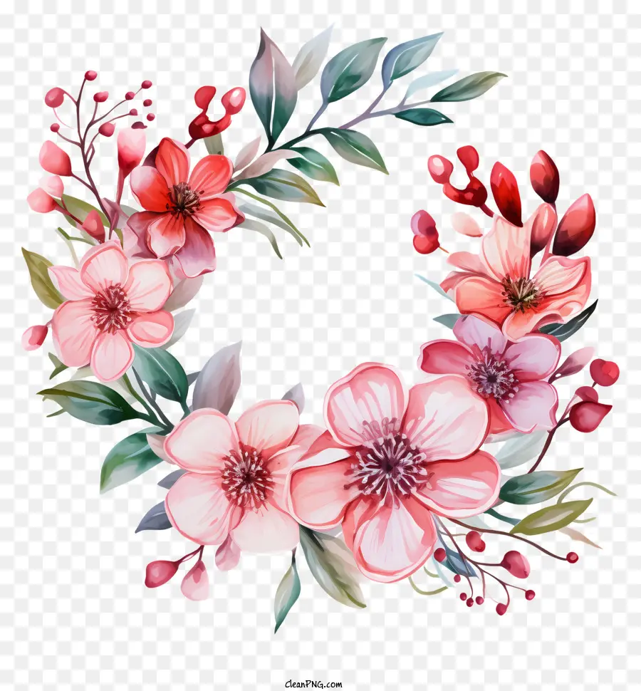 Fleurs，Couronne PNG